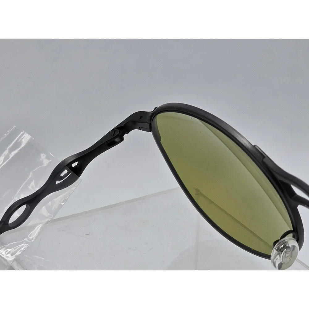 Diesel ODL1009 Sunglasses Men OS Brushed Grey Blue Matte Green Lens - NWT